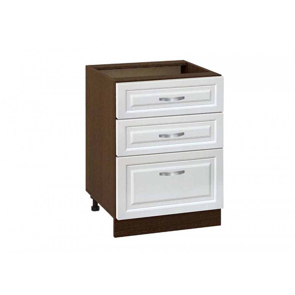 Genomax Ντουλάπι Κουζίνας επιδαπέδιο 60εκ. Snow, Νο 603 MDF, Genomax